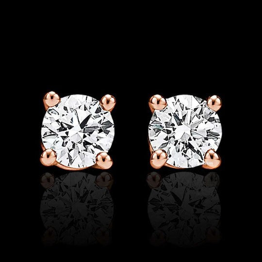 0.70ct Moissanite Diamond Stud Earrings For Women