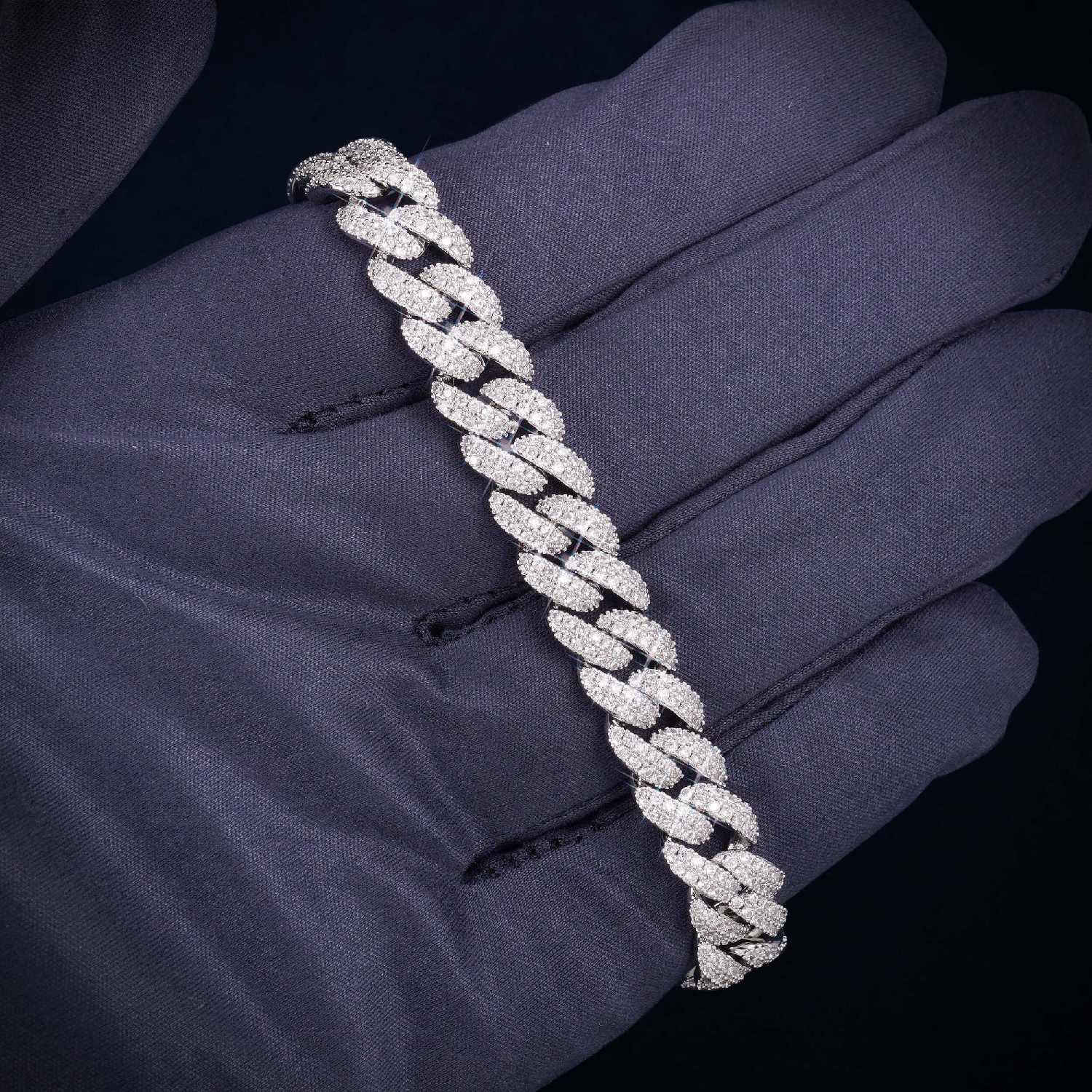 10MM VVS Miami Cuban Link Bracelet 14K Gold