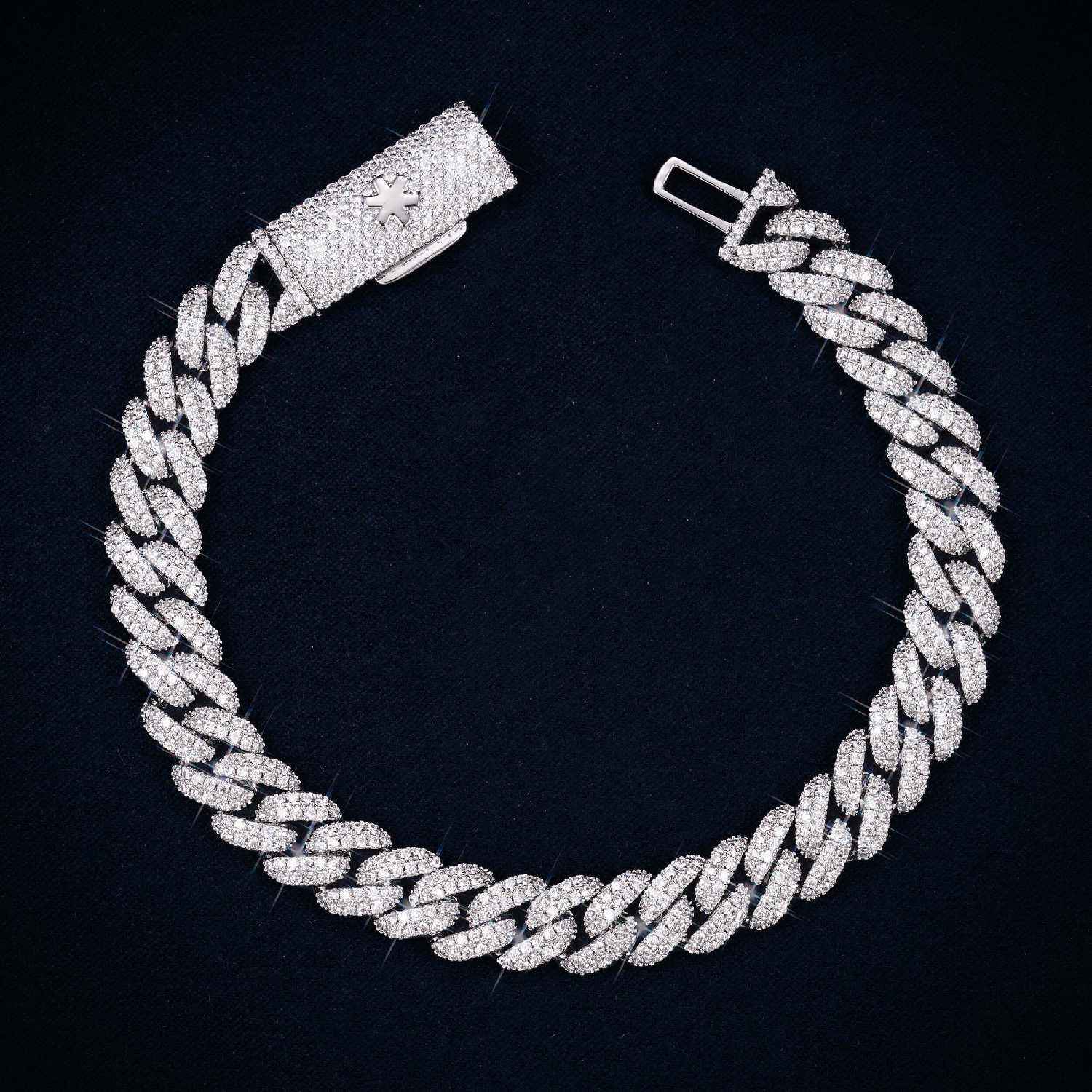 10MM VVS Miami Cuban Link Bracelet 14K Gold
