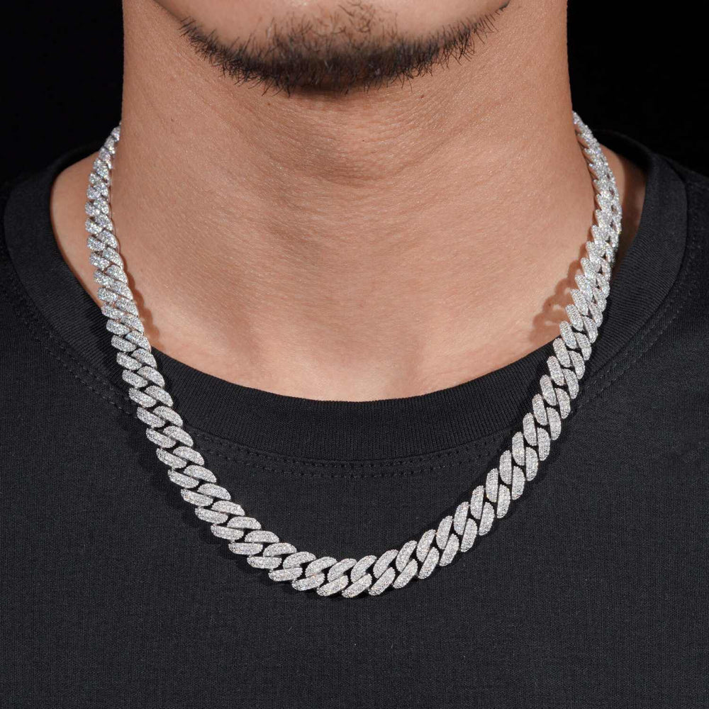 10MM VVS Miami Cuban Link Chain 14K Gold