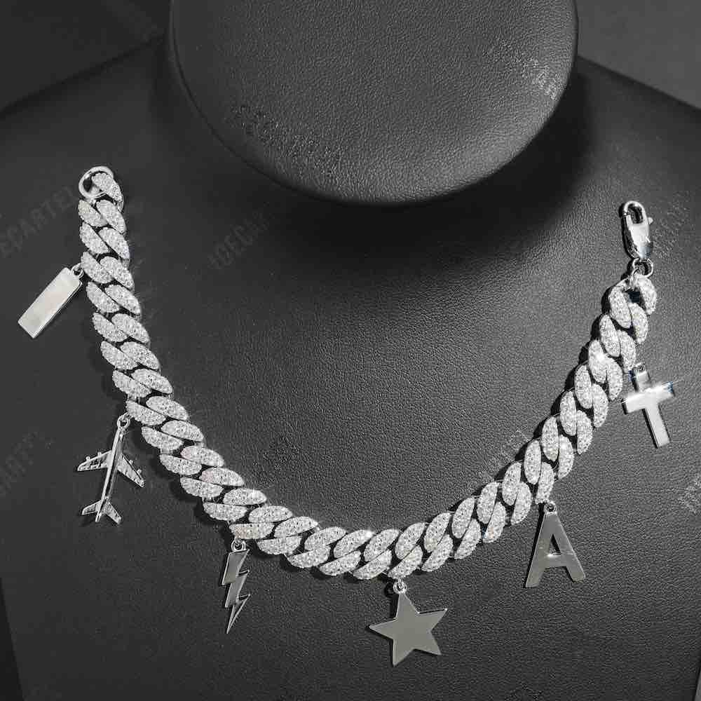 10MM Iced Out Custom Miami Cuban Link Bracelet 14K Gold