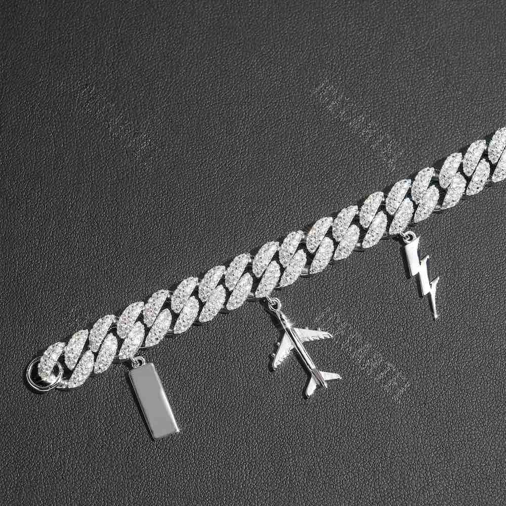 10MM Iced Out Custom Miami Cuban Link Bracelet 14K Gold