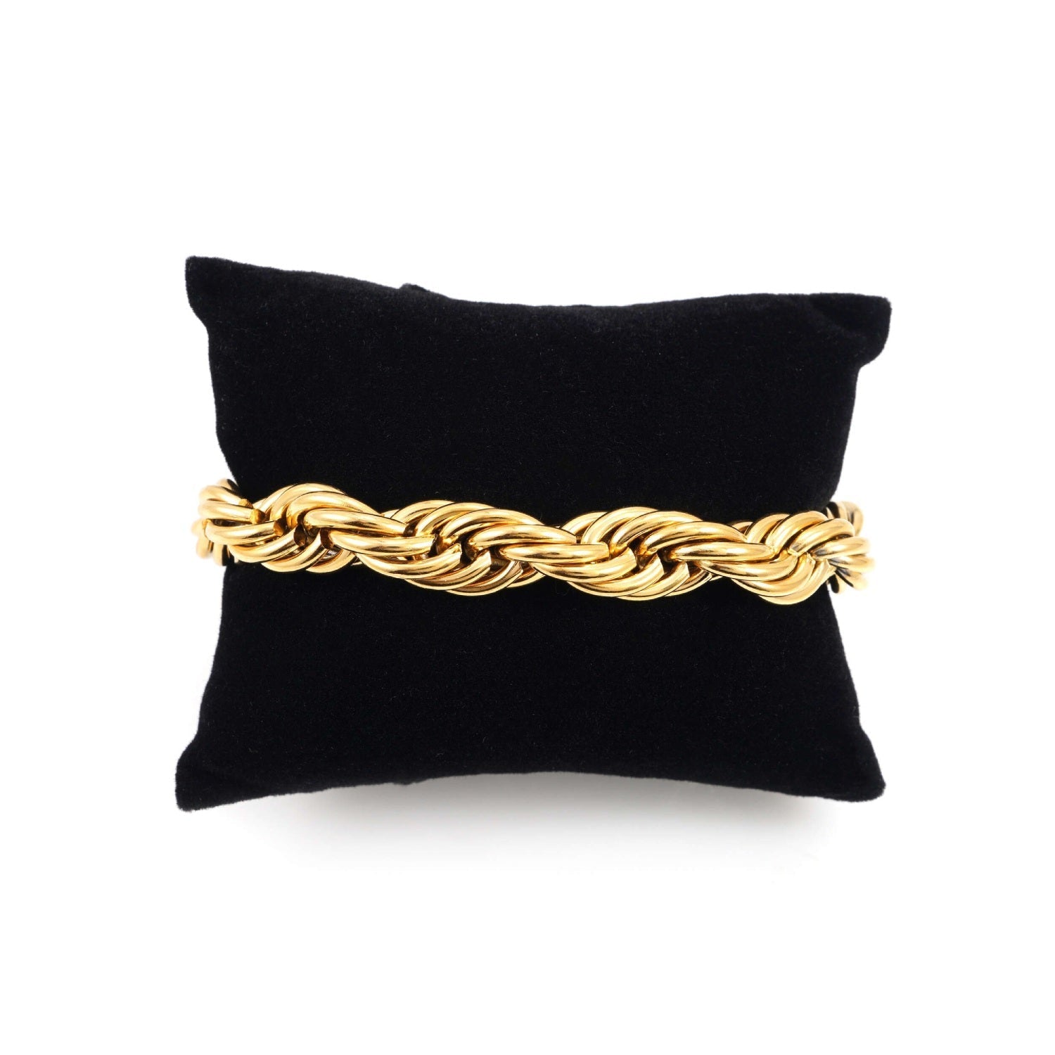 10MM Rope Bracelet 14K Gold
