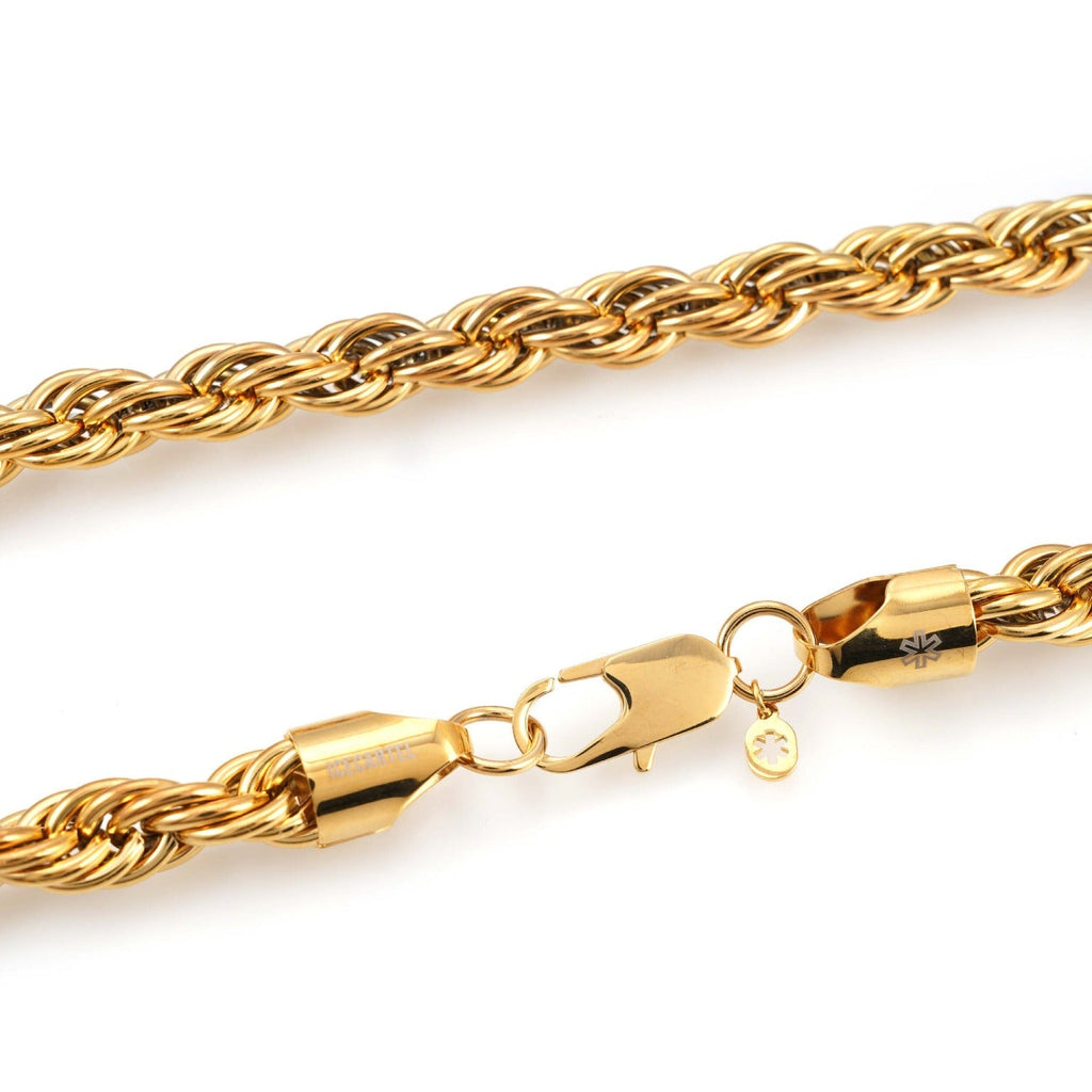 10MM Rope Chain 14K Gold