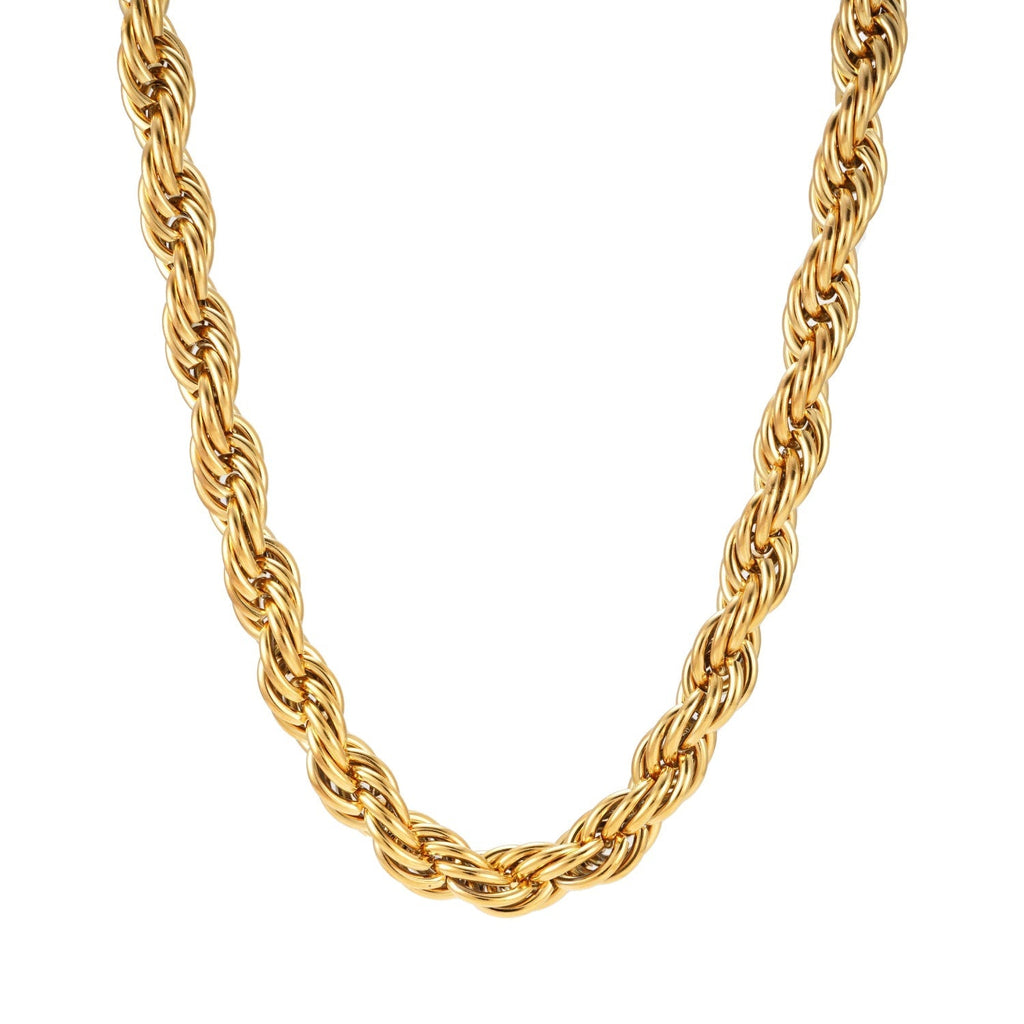 10MM Rope Chain 14K Gold