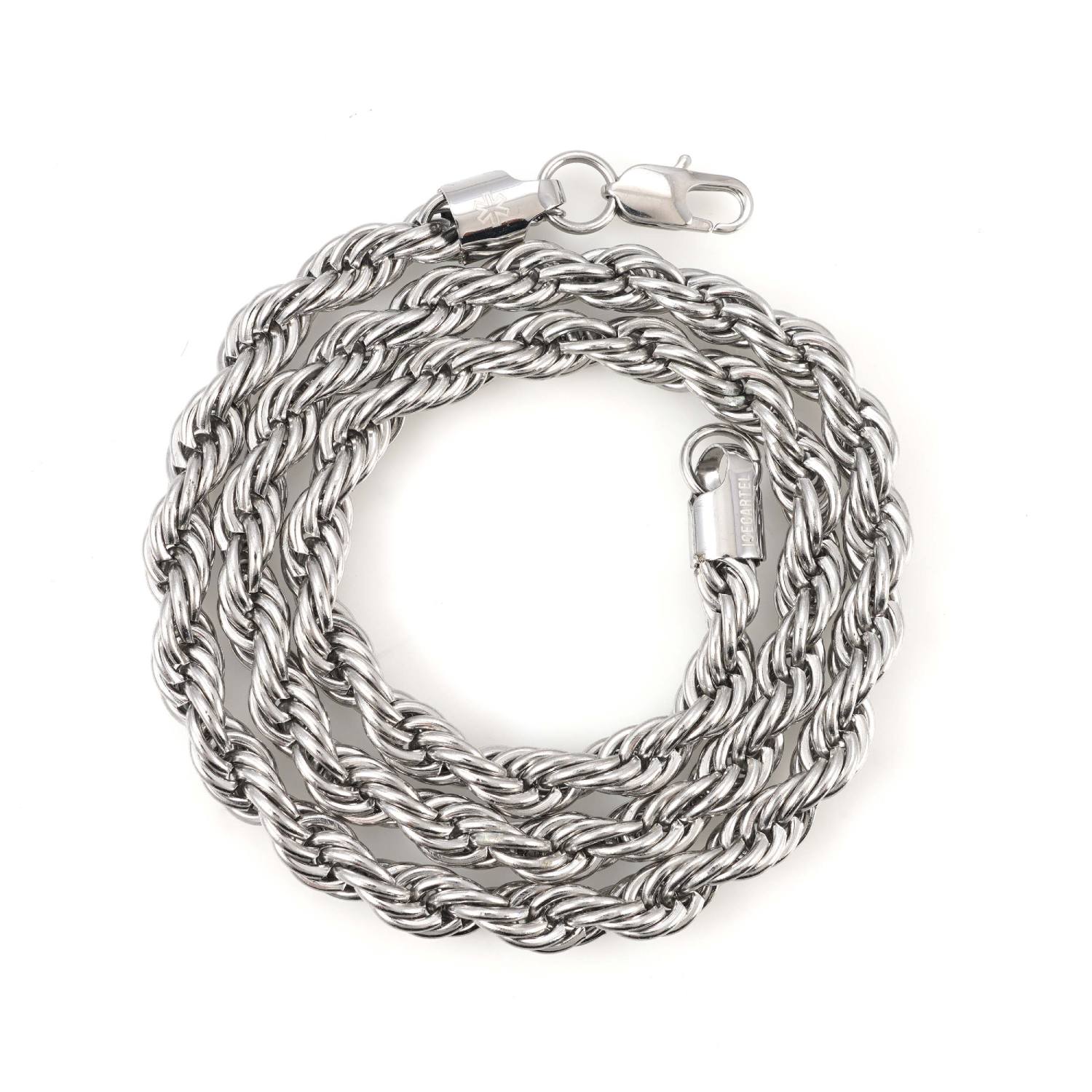 10MM Rope Chain Silver