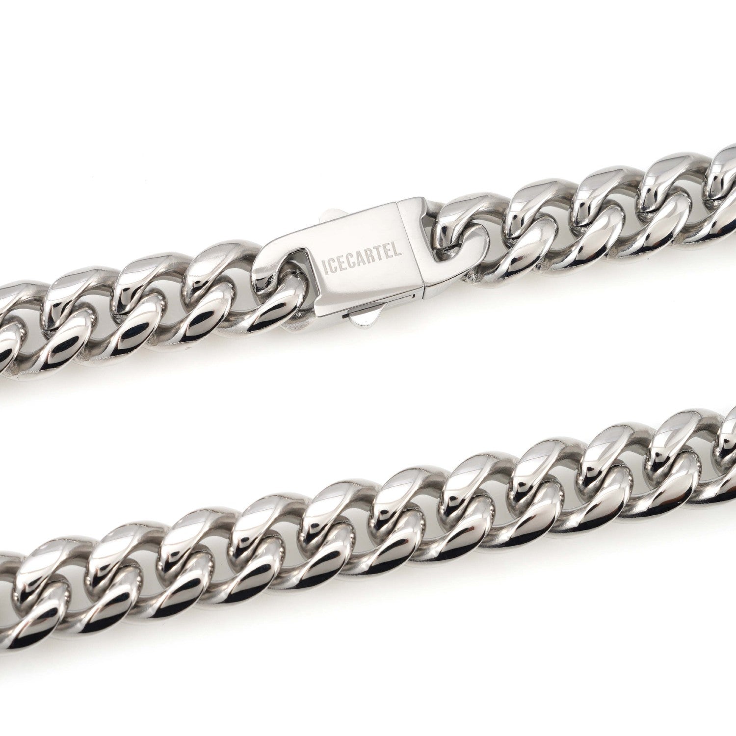 12MM Cuban Link Chain Silver
