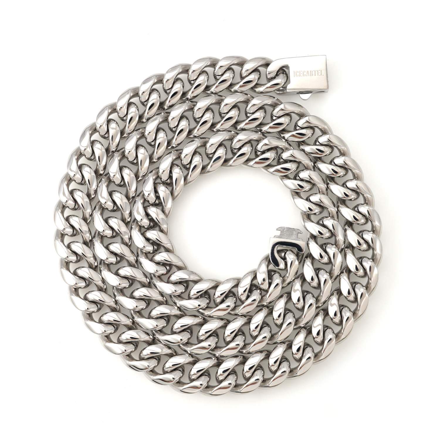12MM Cuban Link Chain Silver