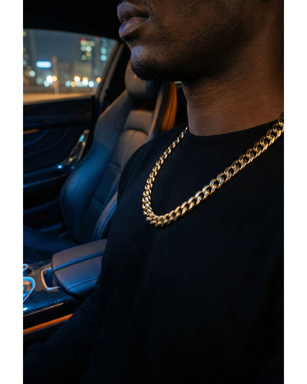 12MM Cuban Link Chain 14K Gold