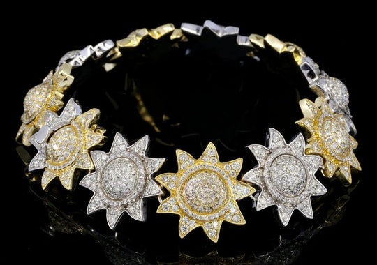 Stylish Star Shape Round Cut Moissanite Bracelets