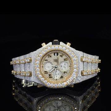 AP Fabulous Automatic Moissanite Diamond Iced Out Wrist Watch For Men