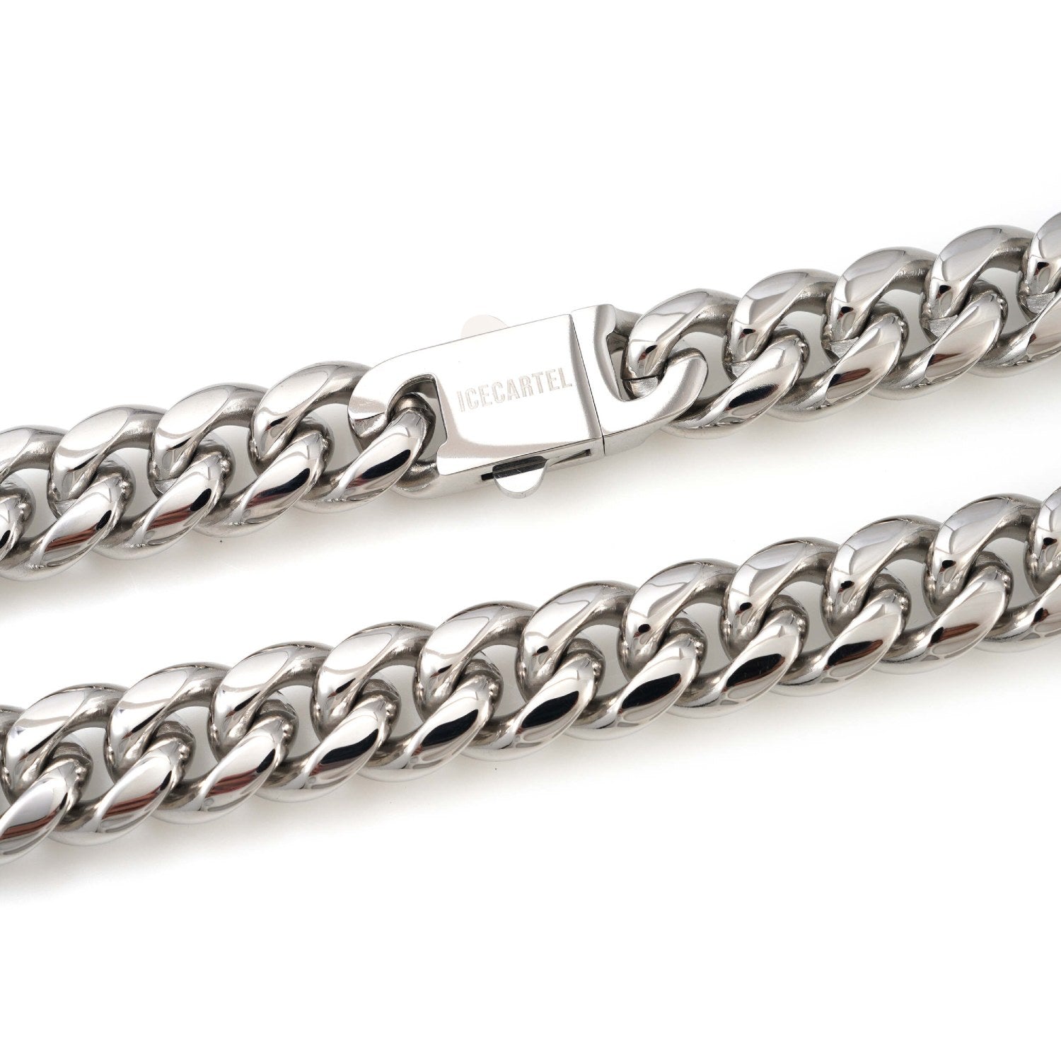 14MM Cuban Link Chain Silver