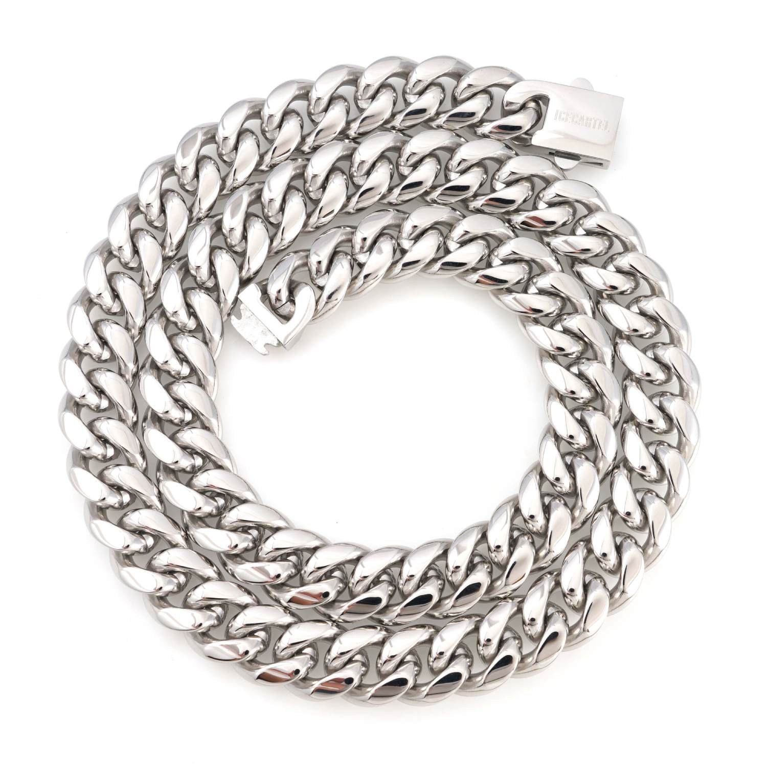 14MM Cuban Link Chain Silver