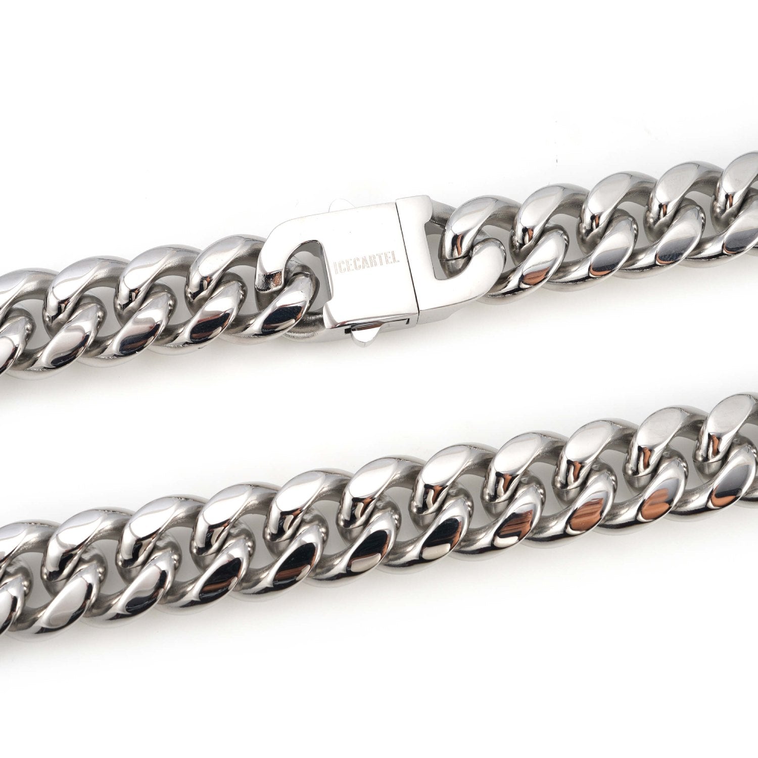 18MM Cuban Link Chain Silver