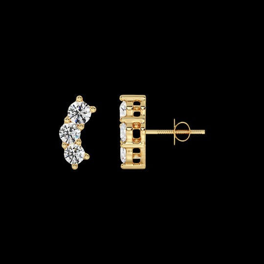 0.40ct Moissanite Stud Earrings For Women