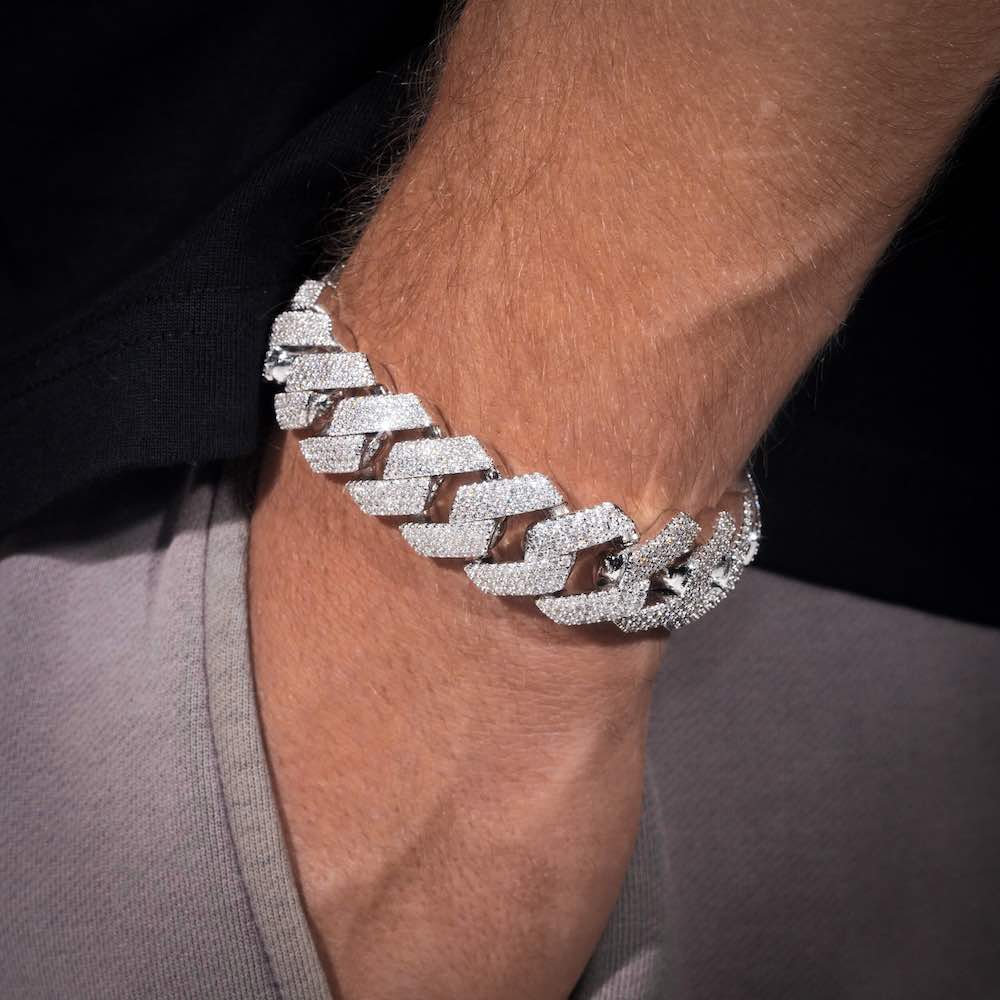 VVS Cuban Link Bracelet 14K Gold