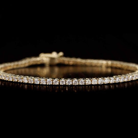 1.80MM Round Moissanite Tennis Bracelet