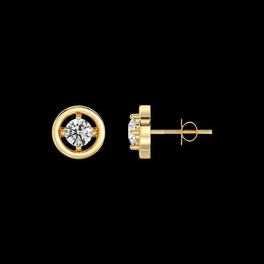 0.25ct Moissanite Stud Earrings For Women