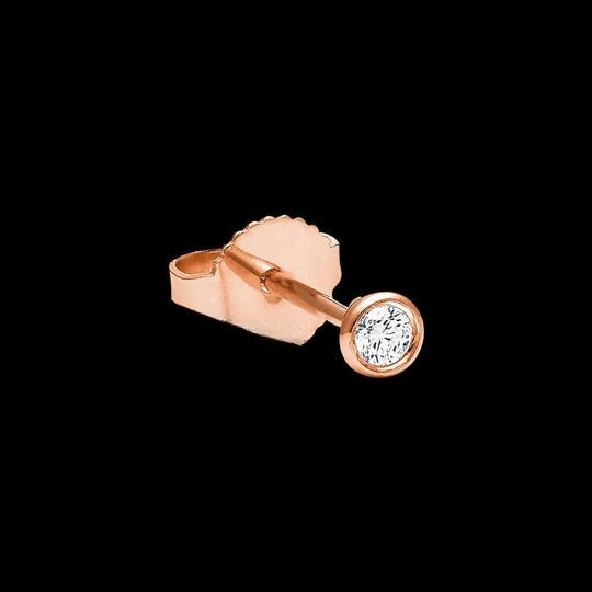 Round Cut Moissanite Stud Diamond Earrings For Women