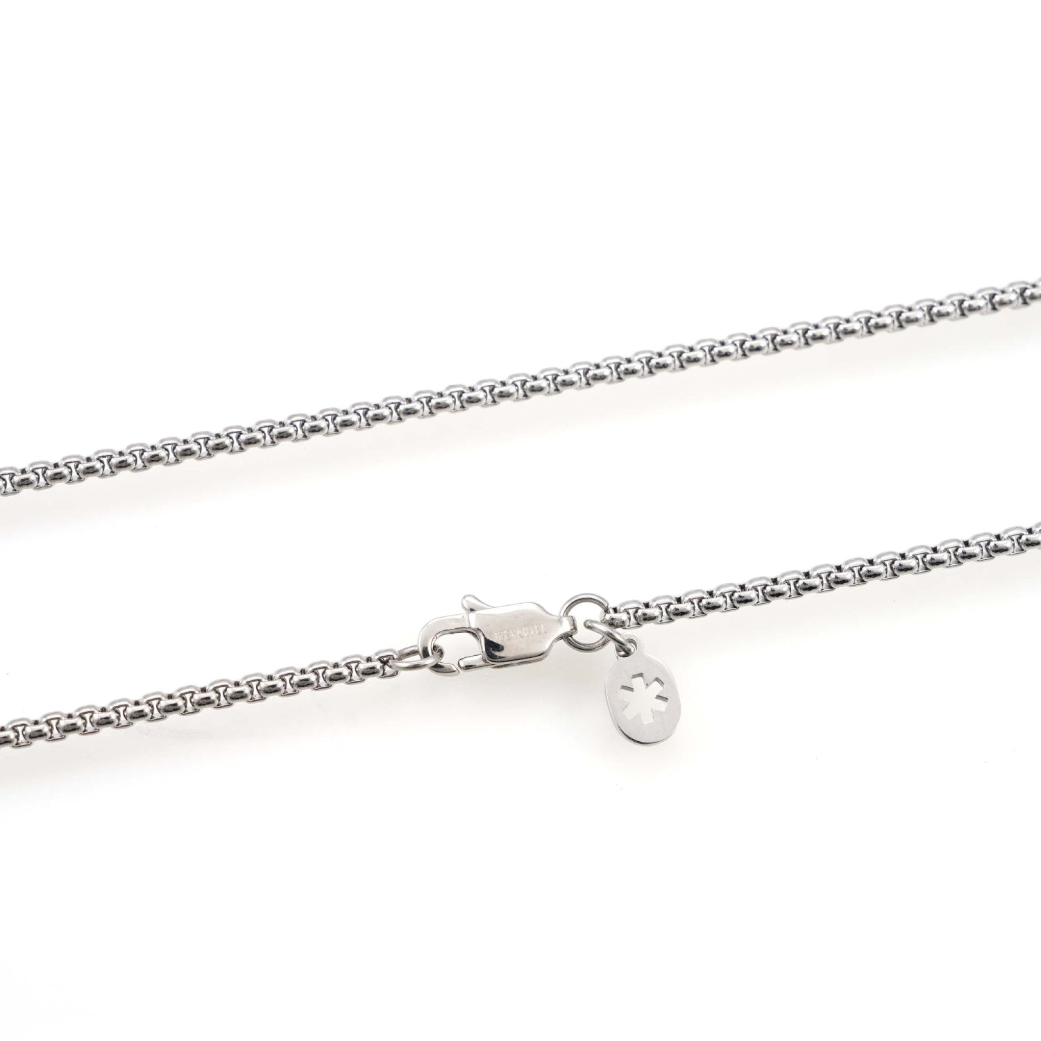 2MM Box Link Chain Silver