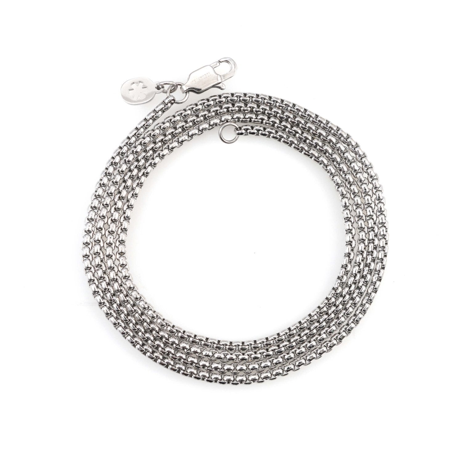 2MM Box Link Chain Silver