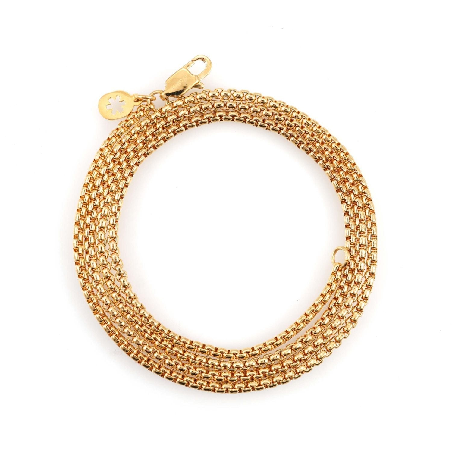 2MM Box Link Chain 14K Gold
