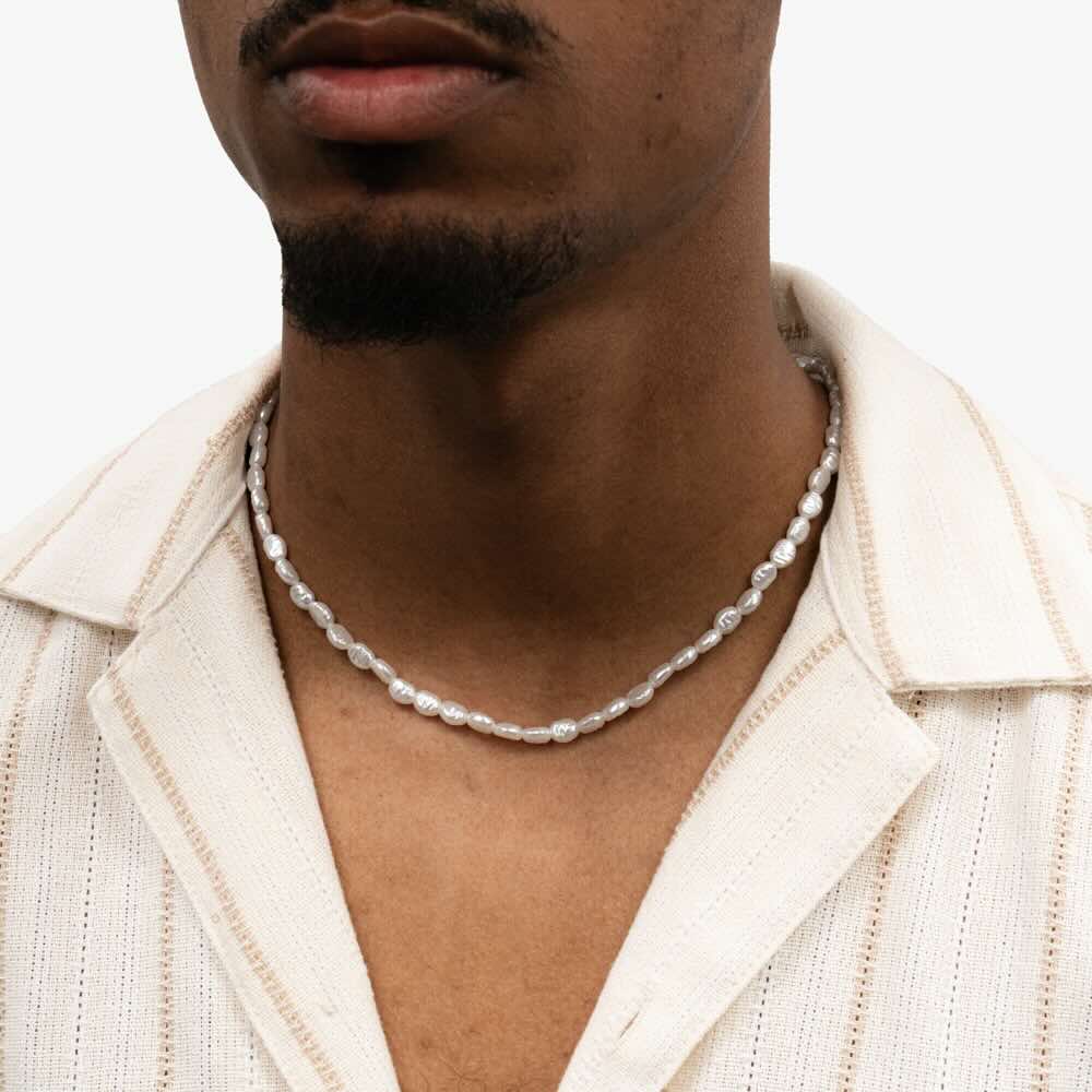 2MM Flat Pearl Necklace