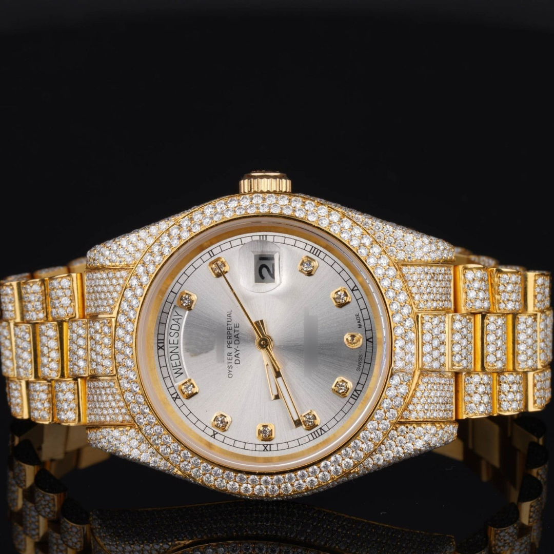 Luxury Iced Out Moissanite Skin tone RLX