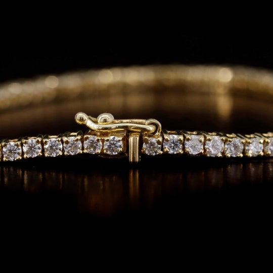 1.80MM Round Moissanite Tennis Bracelet