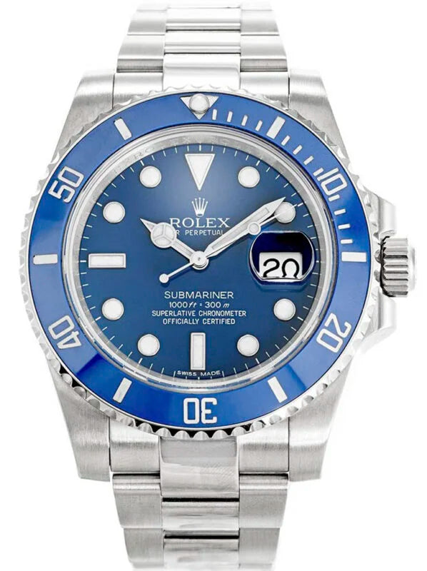 Super-Clone Rolex Submariner Silver Tone