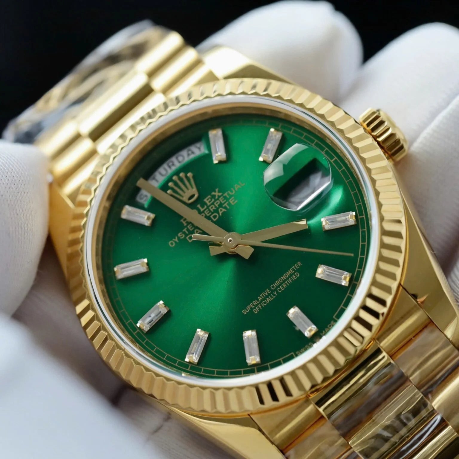 Super-clone Rolex Day-Date (Gold Tone)