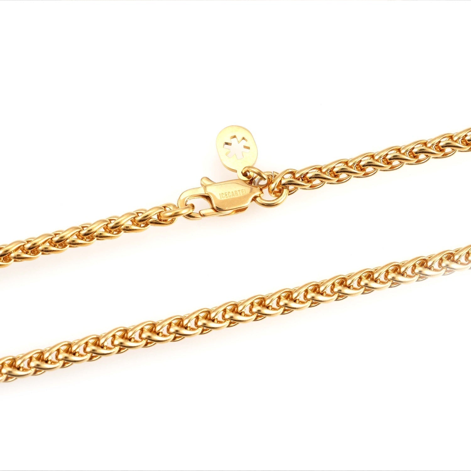 3MM Wheat Link Chain 14K Gold