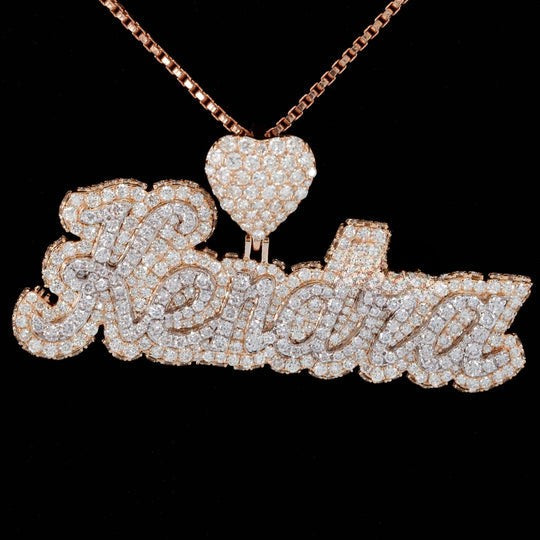 Custom Kendra Name Moissanite Diamond Hip Hop Pendant