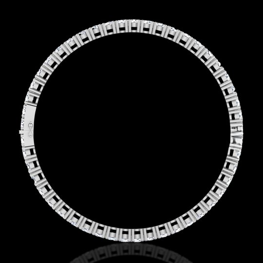 3.00MM Moissanite Round Diamond Unisex Tennis Bracelet