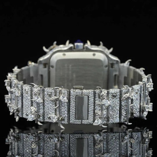 Thorn Cartier Automatic Tree Branch Moissanite Watch For Men