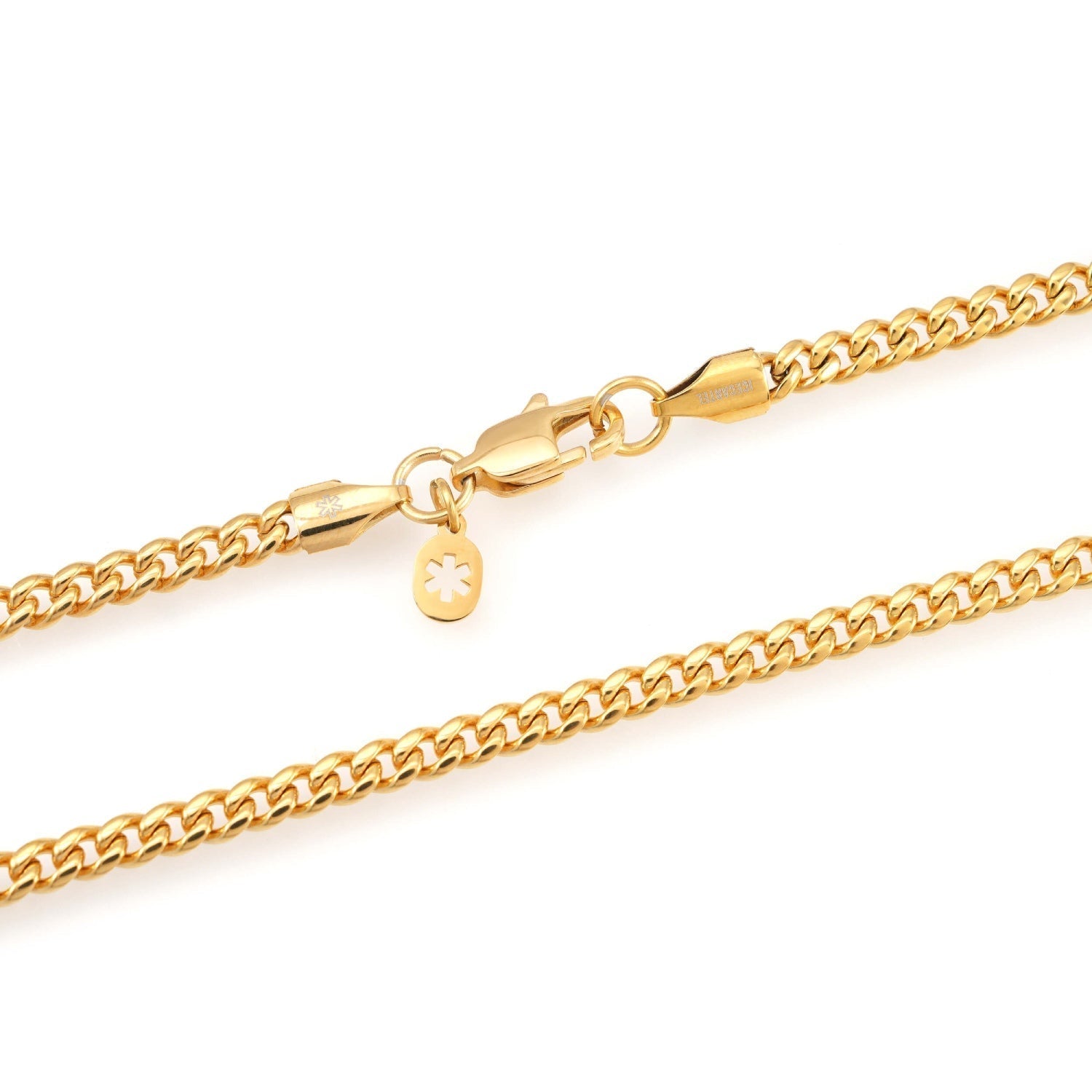 4MM Cuban Link Chain 14K Gold