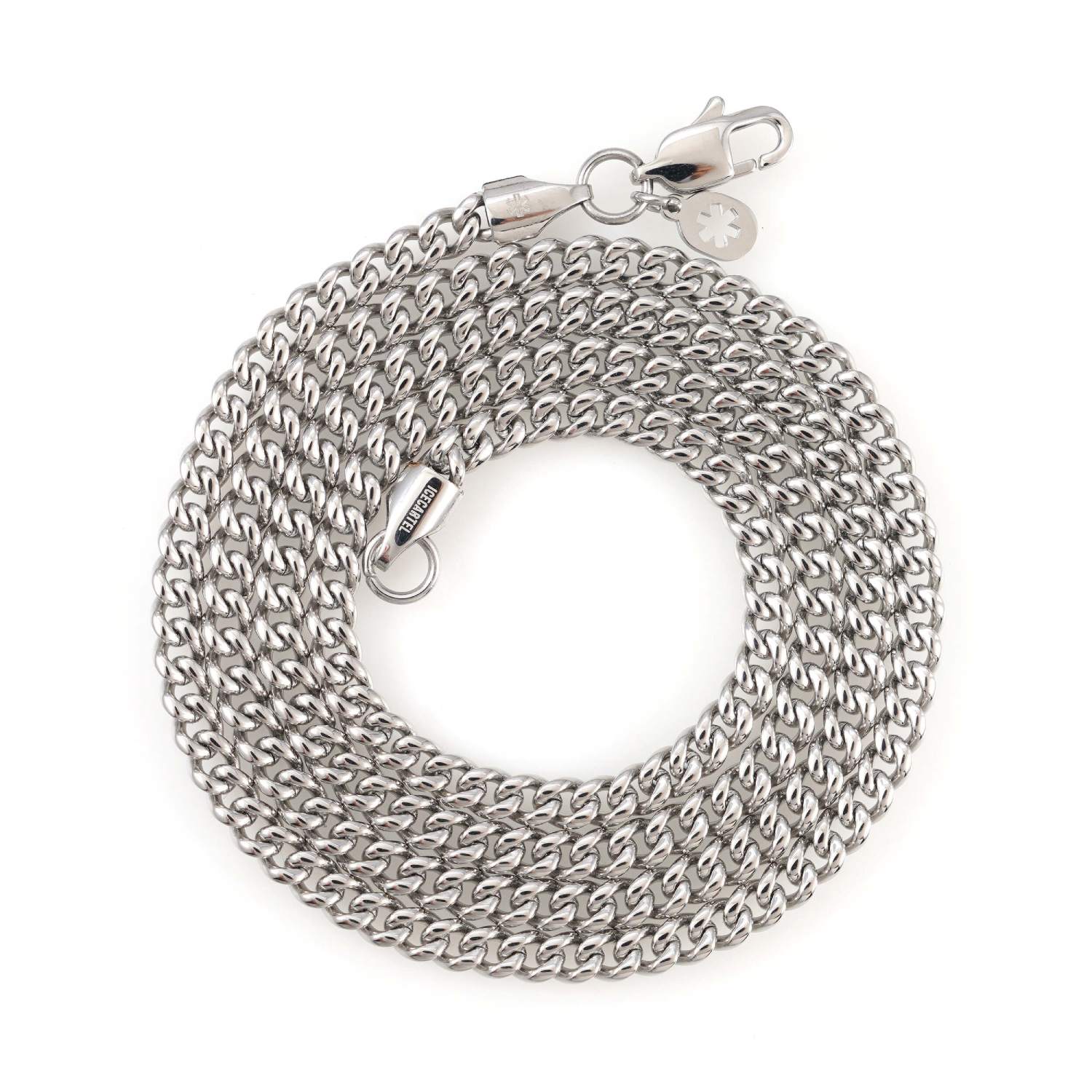 4MM Cuban Link Chain Silver