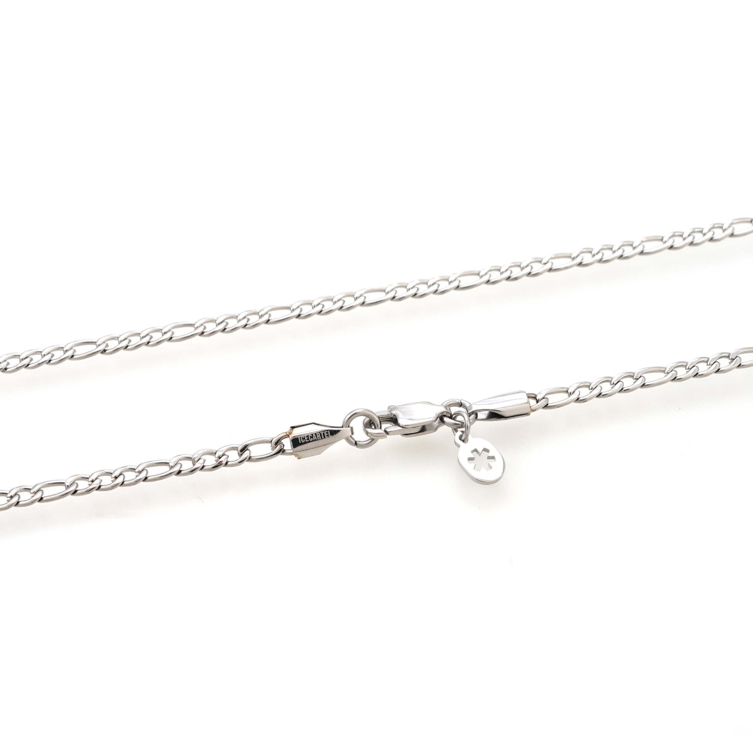 3MM Figaro Chain Silver