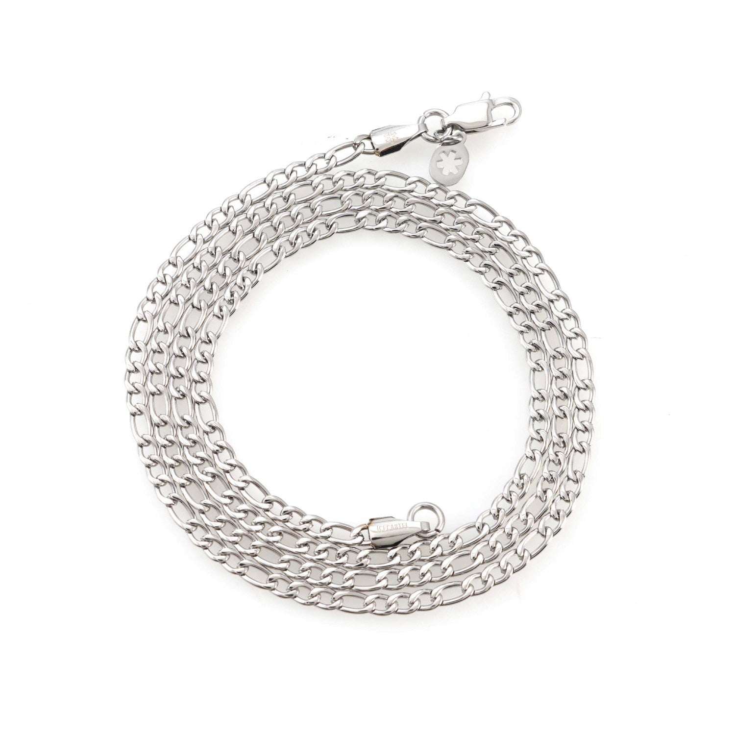 3MM Figaro Chain Silver