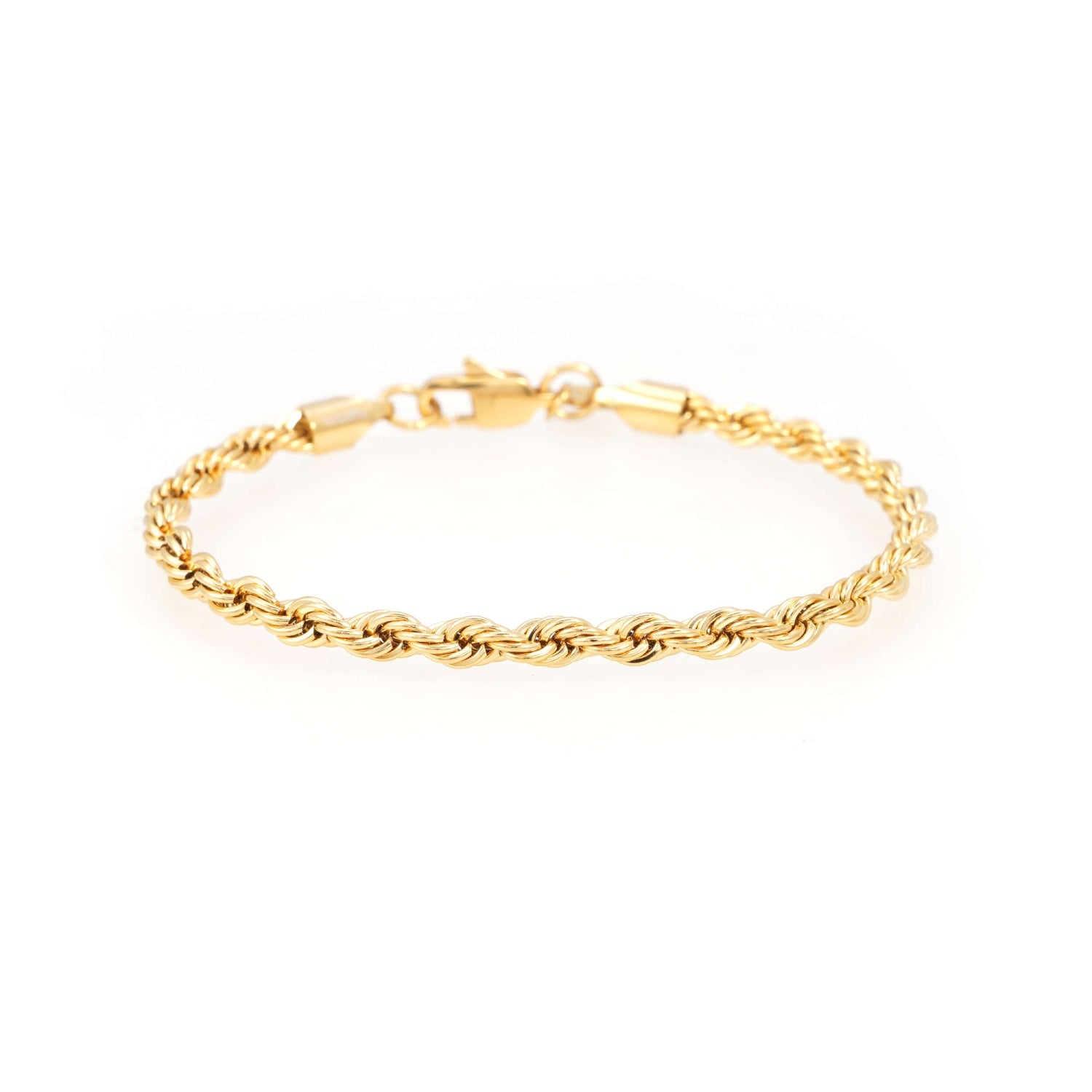 4MM Rope Bracelet 14K Gold