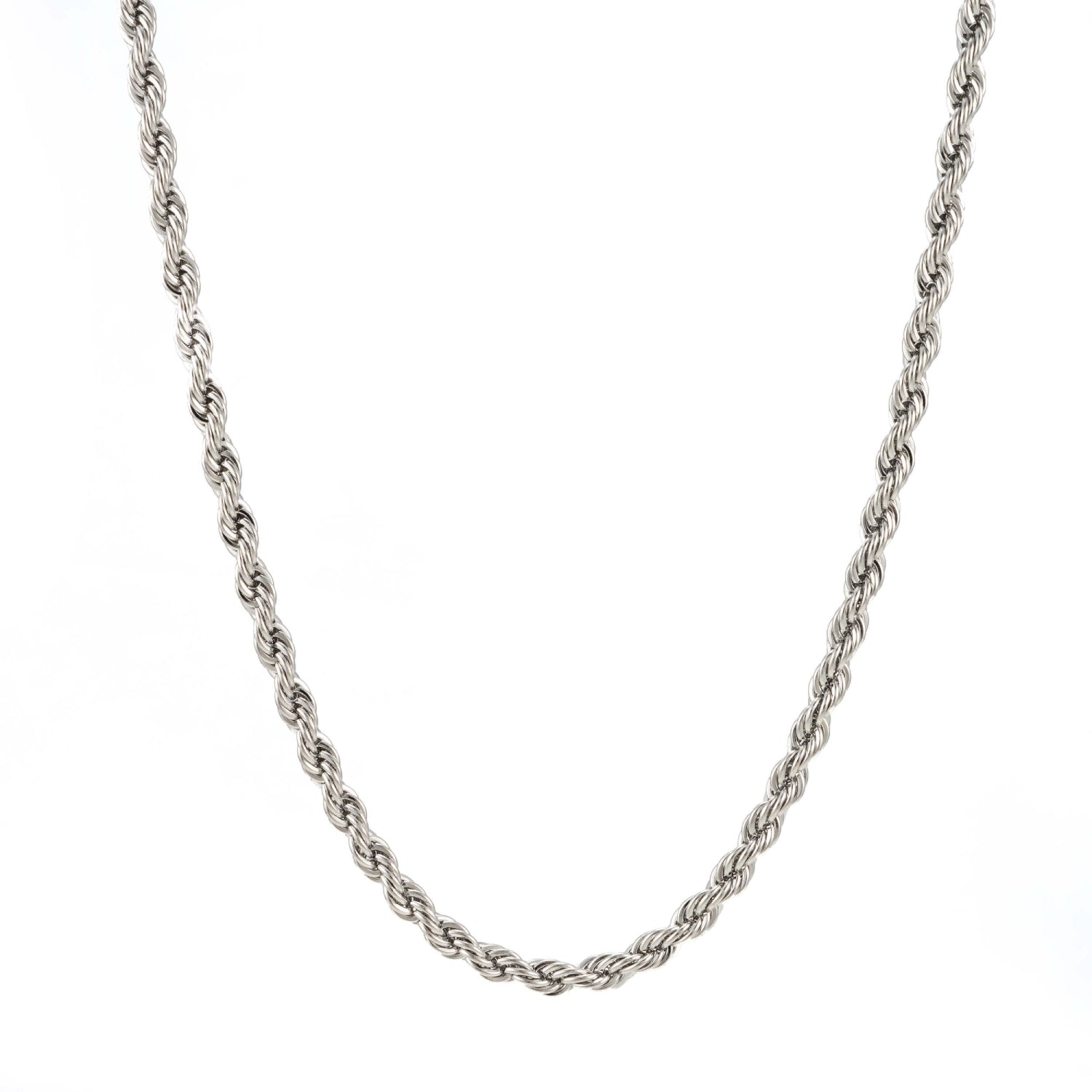 4MM Rope Chain Silver