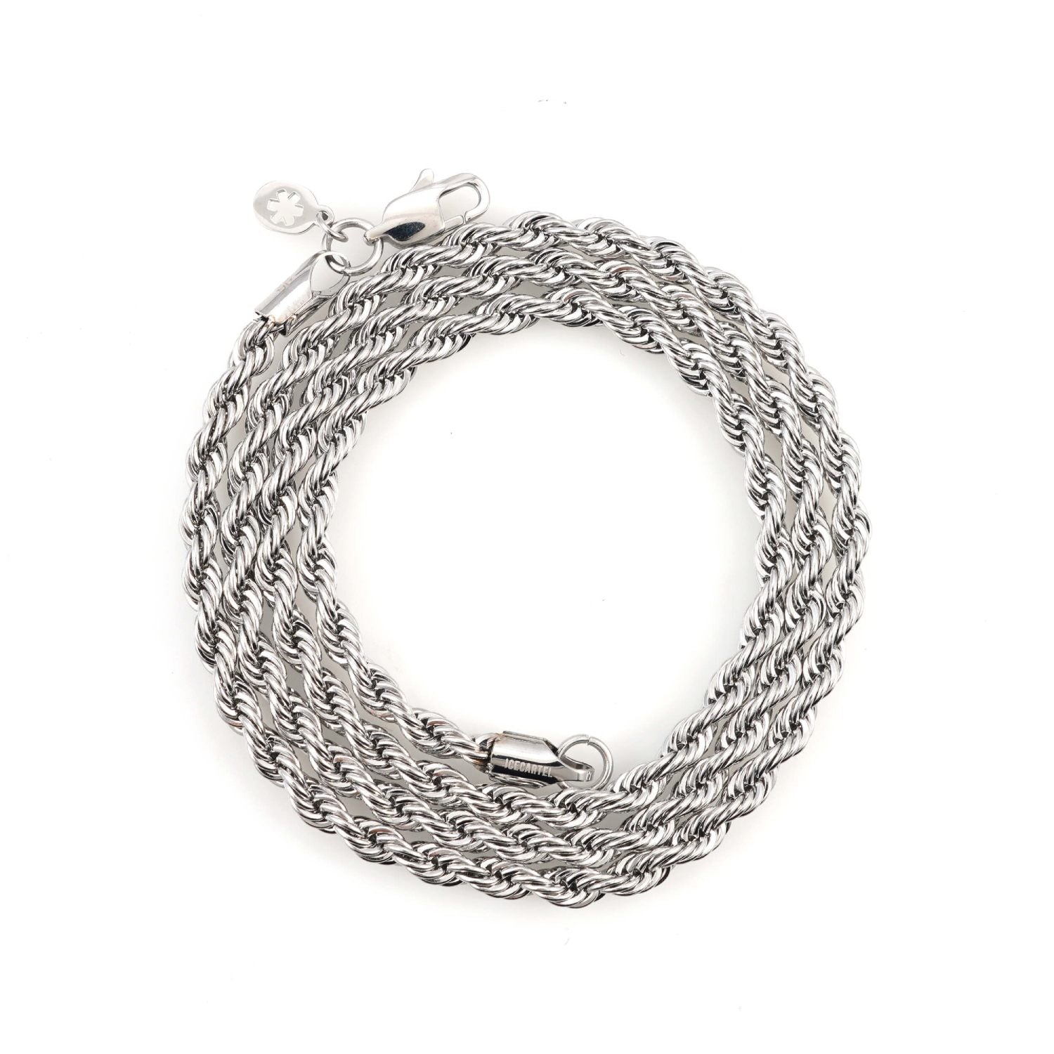 4MM Rope Chain Silver