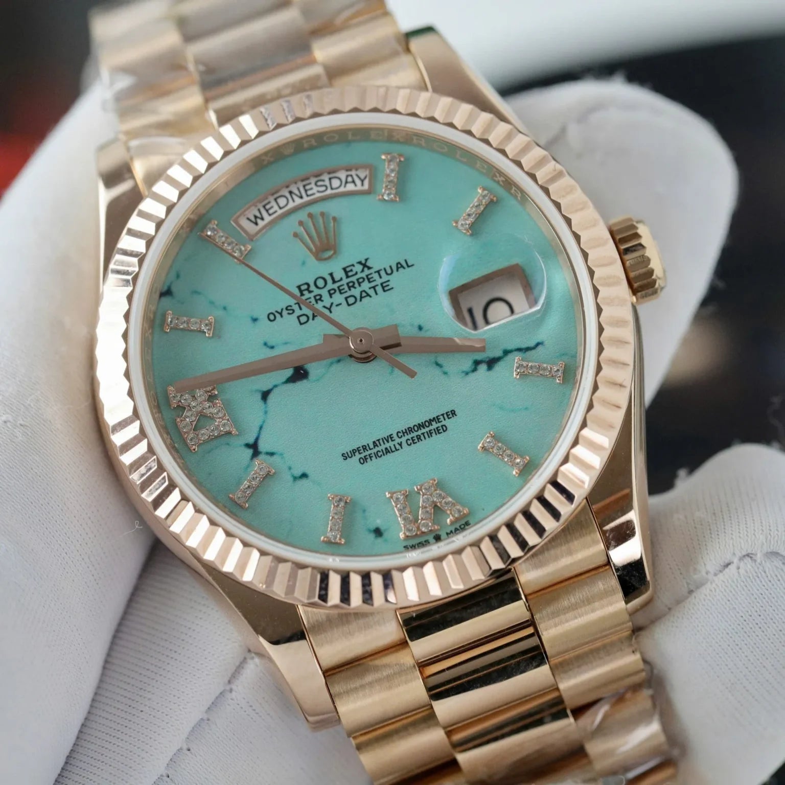Super-clone Rolex Day-Date (Gold Tone)