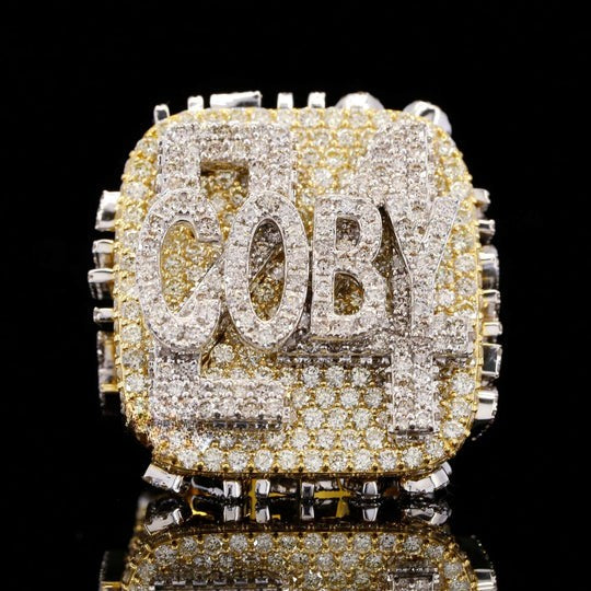 COBY Custom Name Customizable Moissanite Diamond Hip Hop Ring