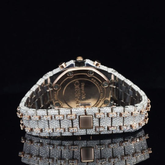 AP Fabulous Automatic Moissanite Diamond Iced Out Wrist Watch For Men