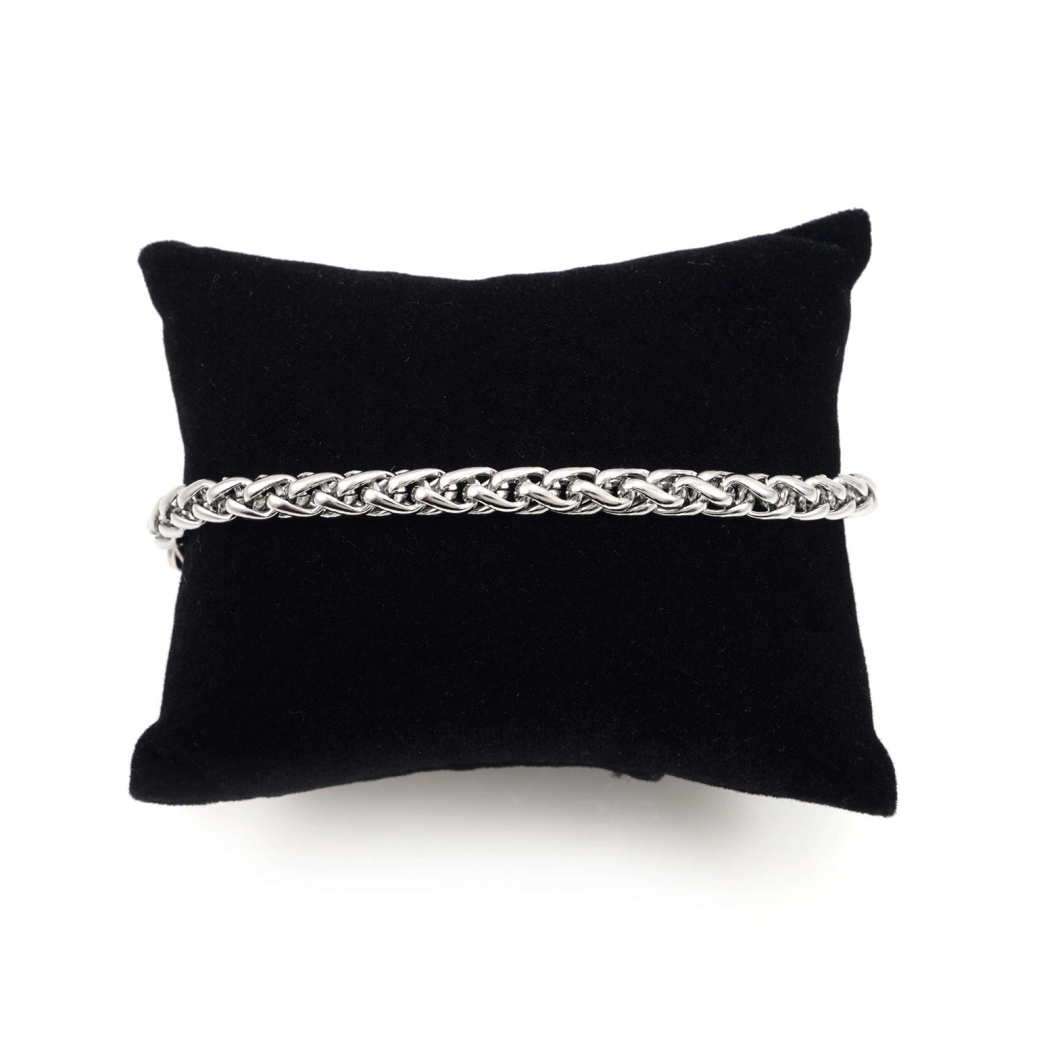 5MM Wheat Link Bracelet Silver