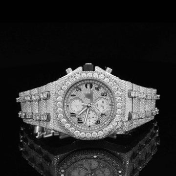 AP Fabulous Automatic Moissanite Diamond Iced Out Wrist Watch For Men