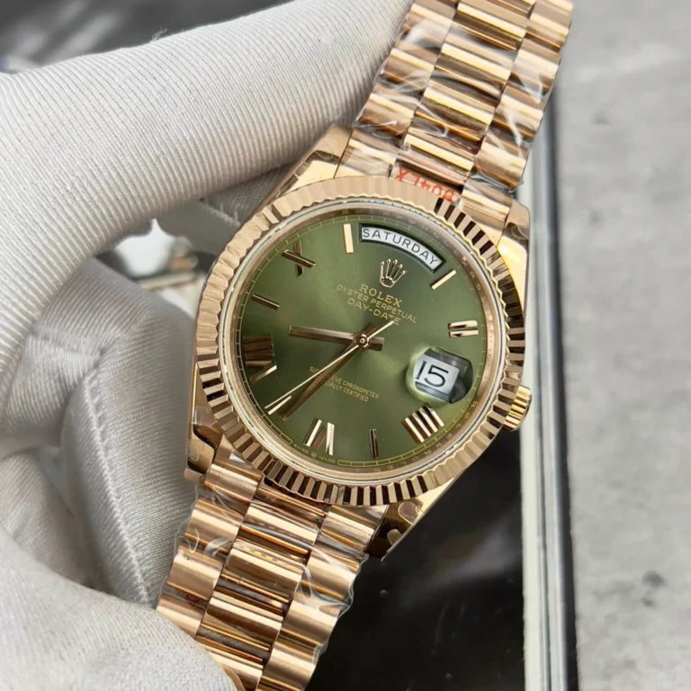 Super-clone Rolex Day-Date (Rose Tone)