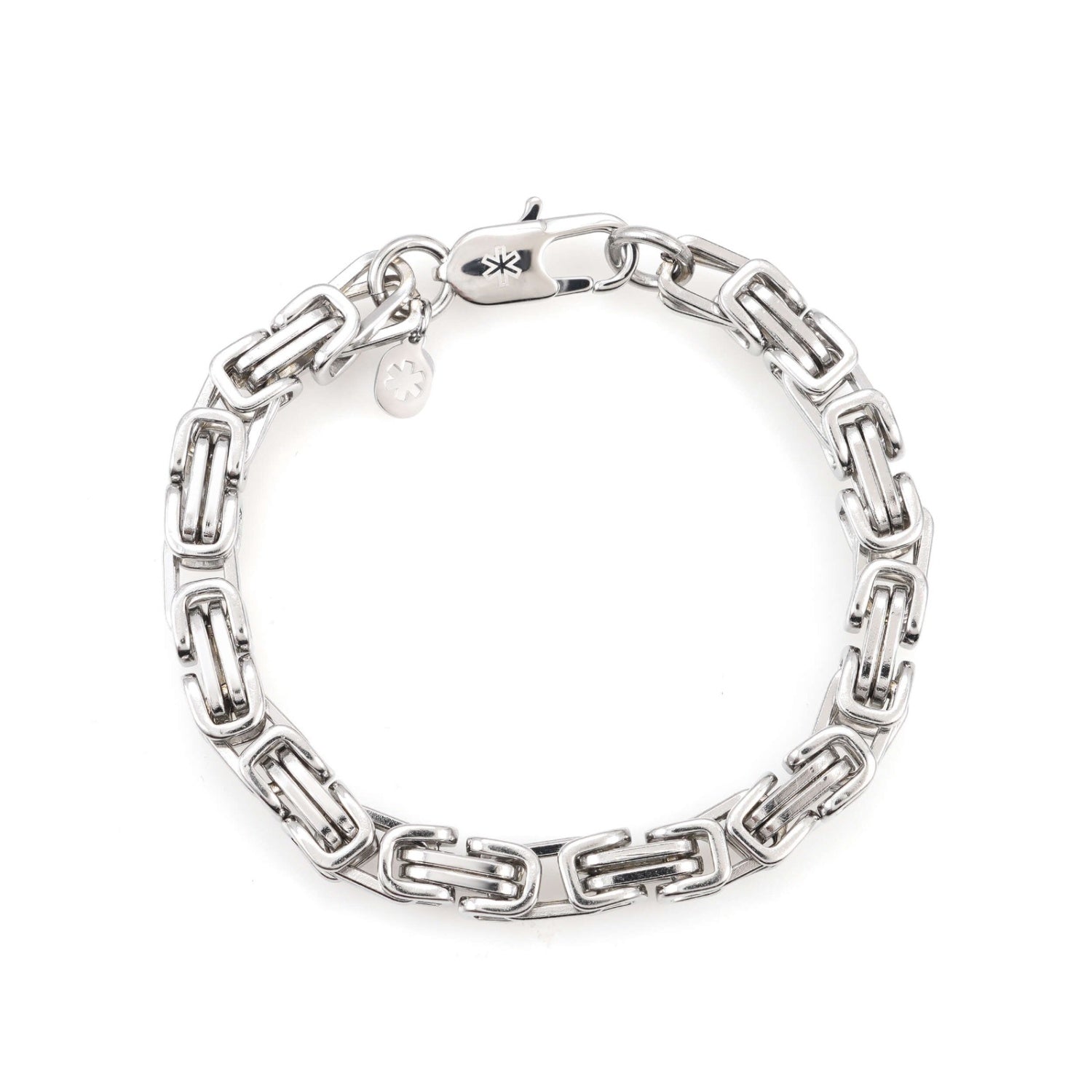 6MM Byzantine Bracelet Silver