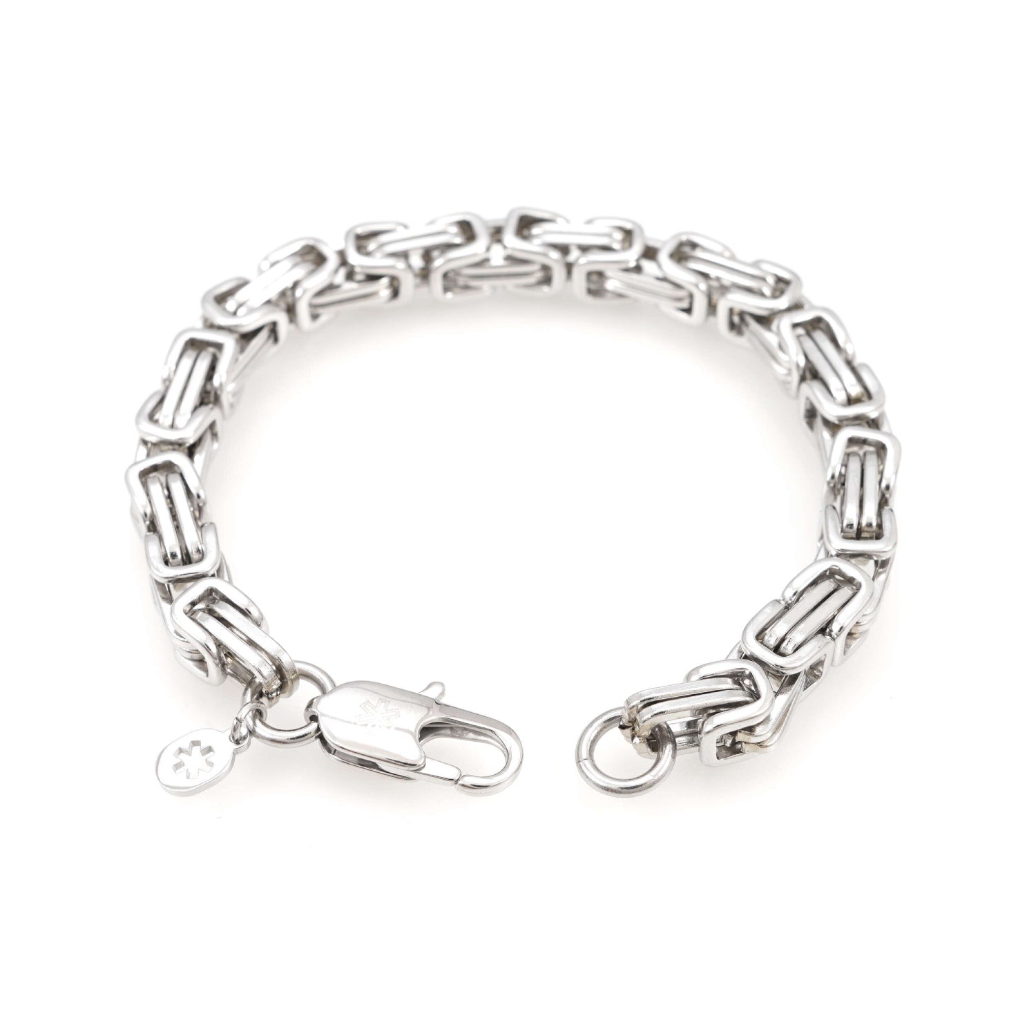 6MM Byzantine Bracelet Silver